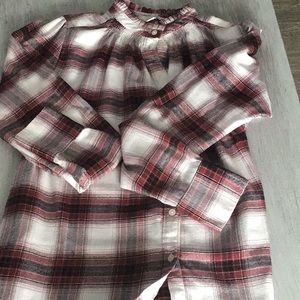 Loft lightweight flannel shirt. Size xpXS but definitely can fit a S